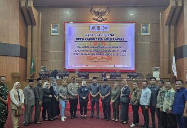 Tetapkan Bupati dan Wakil Bupati Terpilih 2025-2030, DPRD Musi Rawas Gelar Rapat Paripurna 