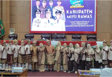 DPRD Musi Rawas Gelar Paripurna Istimewa Peringati Hari Jadi ke-82 Kabupaten Musi Rawas
